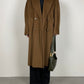 Max Mara 101801 tobacco coat