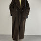 Max Mara 101801 cappotto vintage color cioccolato