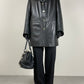 Giacca in morbida nappa nera made in Italy