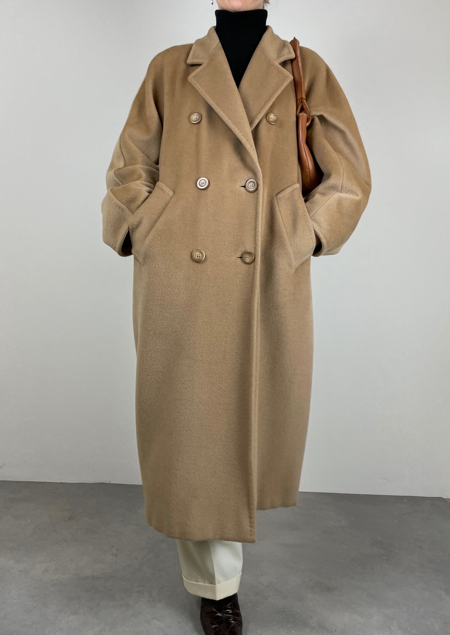 Max Mara 101801 camel coat