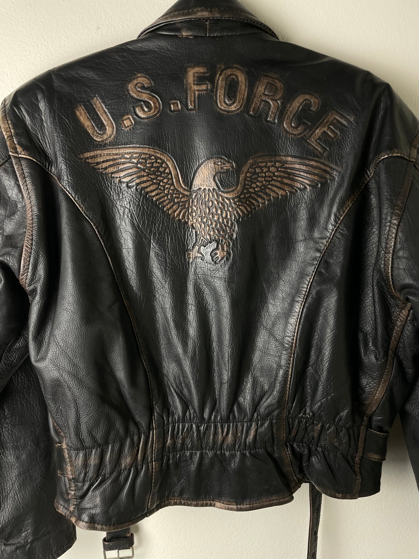 U.S. Leather biker jacket