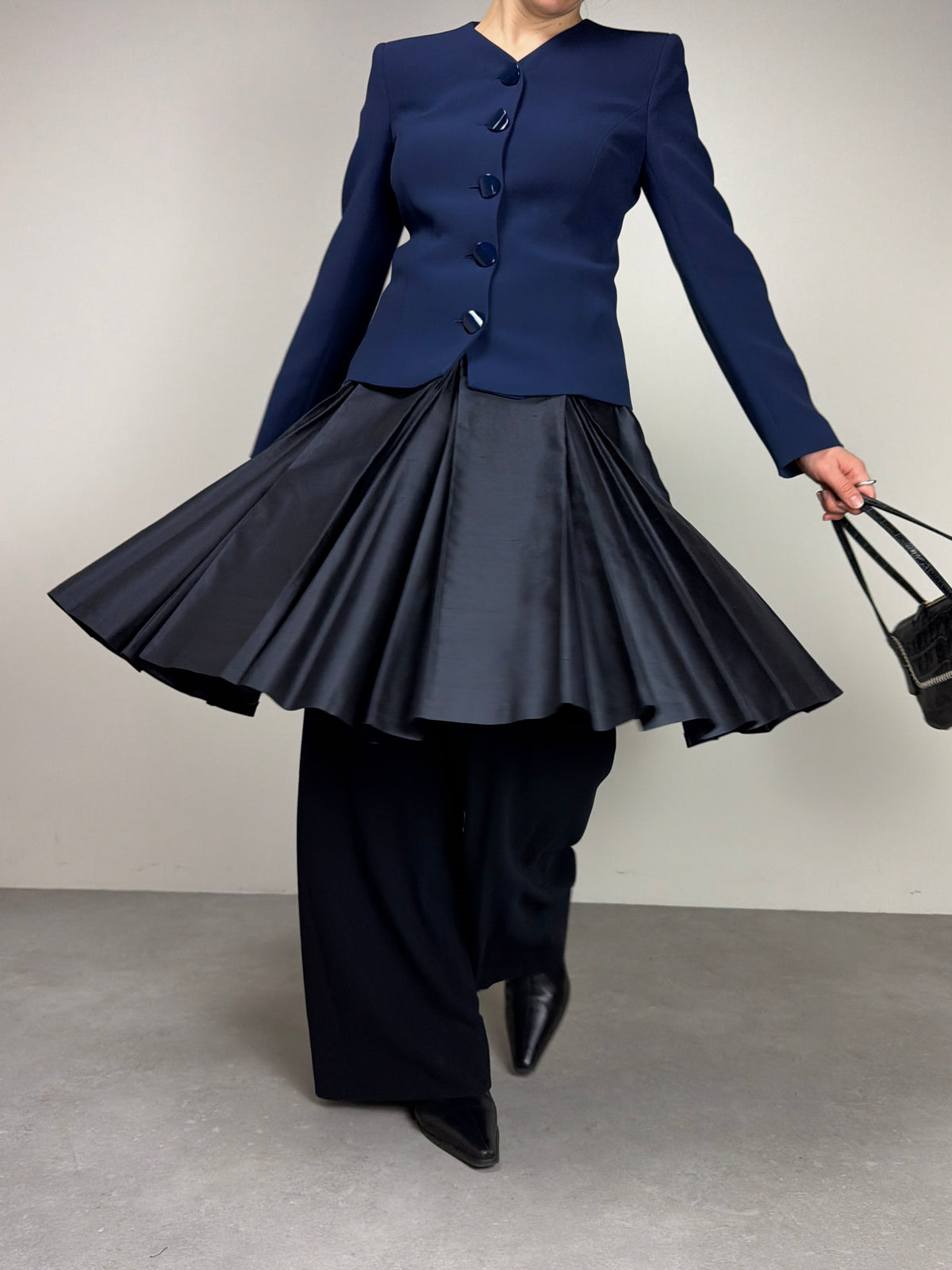 Gonna MAX MARA in shantung di seta e cotone