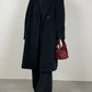 Black wool coat