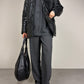 Piumino vintage in vera pelle