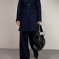 PRADA trench blu e nero
