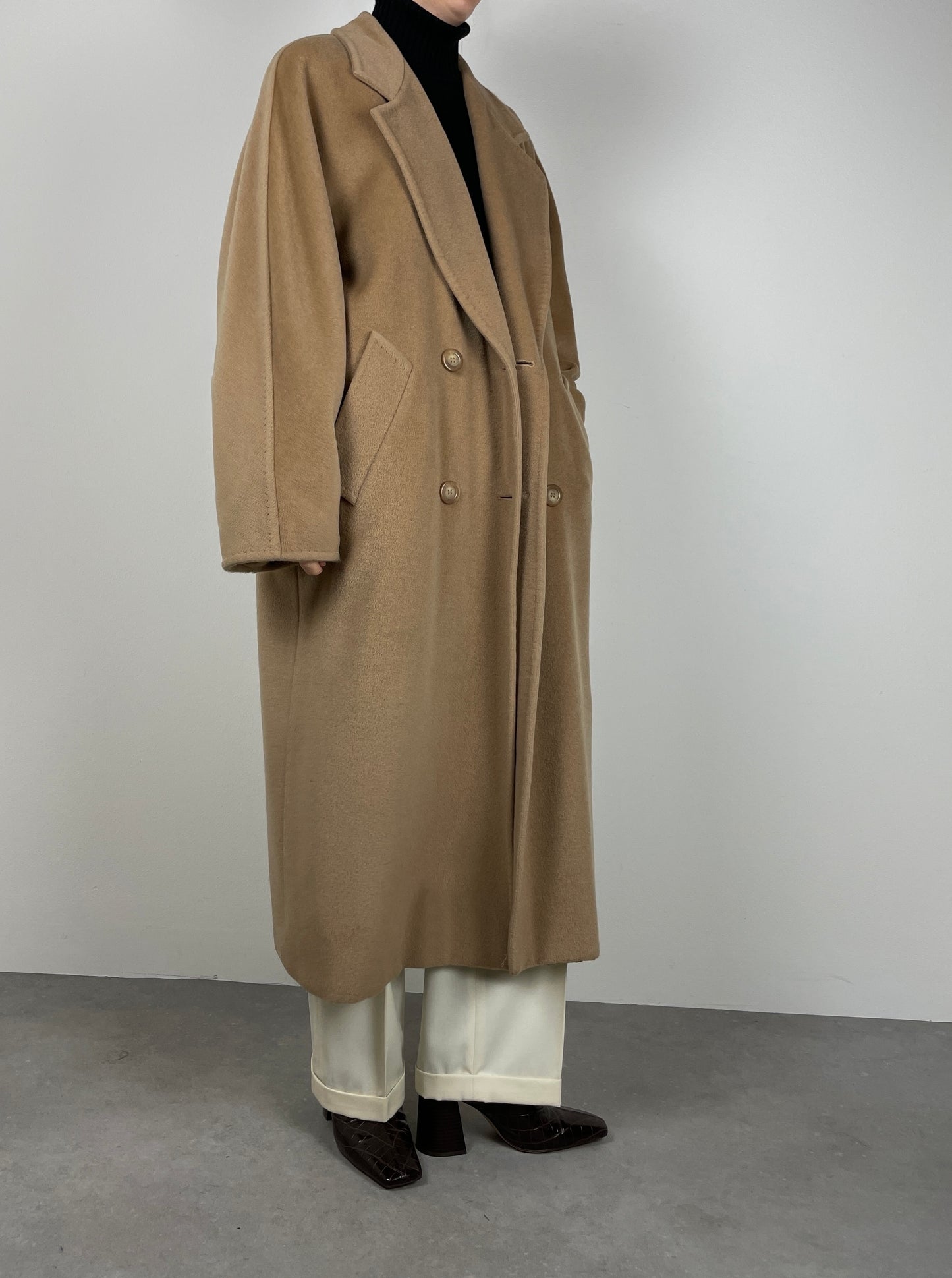 Max Mara 101801 camel coat