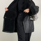 Shearling vintage nero