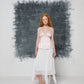 Top vintage in seta rosa