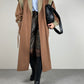 Cappotto vintage Cerruti in pura lana con maniche rimovibili