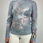 Top a fantasia in tessuto crinkle
