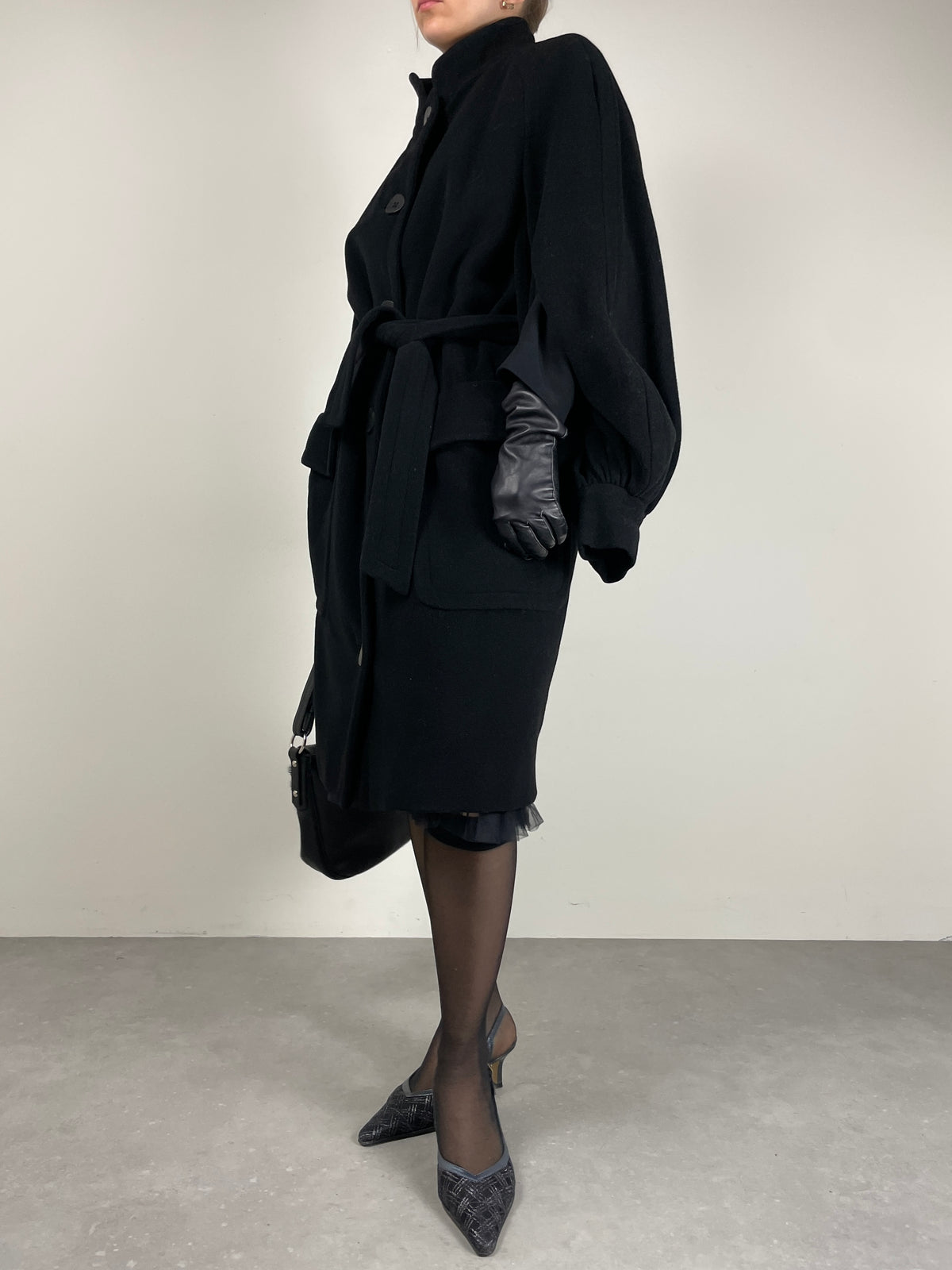 MOSCHINO COUTURE cappotto in lana e cashmere
