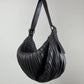 Maxi bag in vera pelle marrone