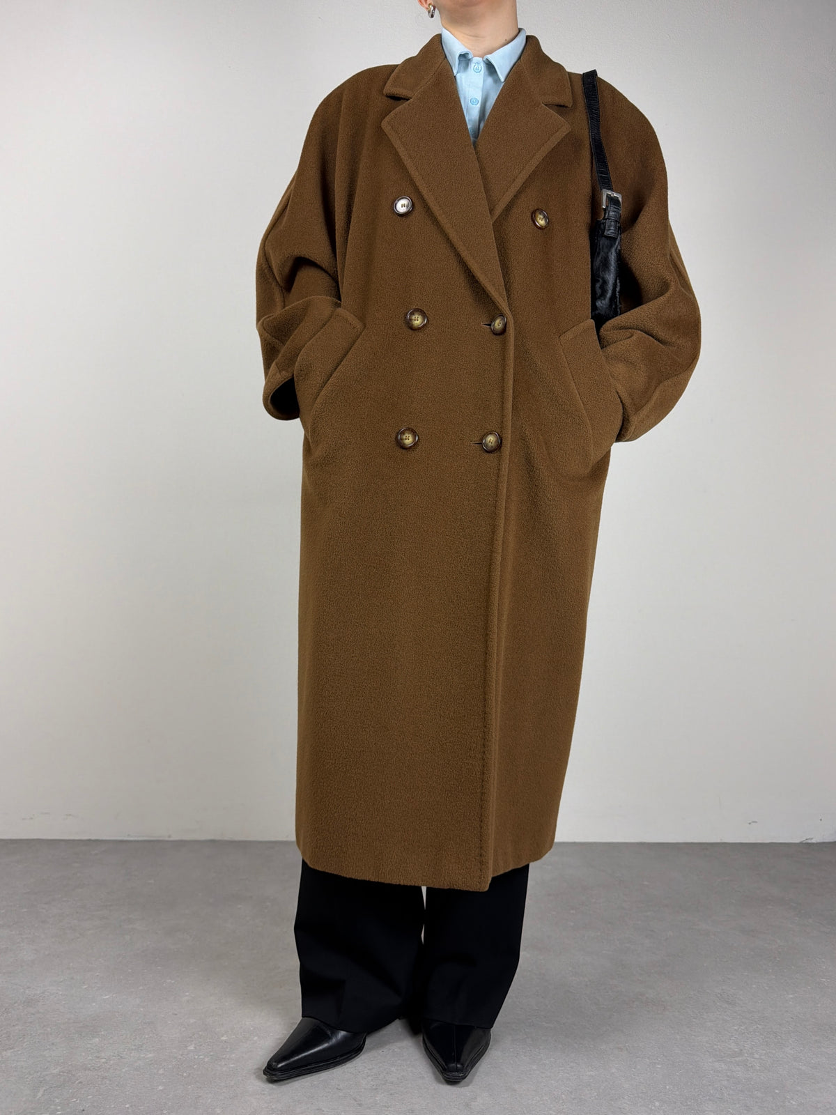 Max Mara icon 101801 cappotto marrone