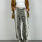 Python cotton pants