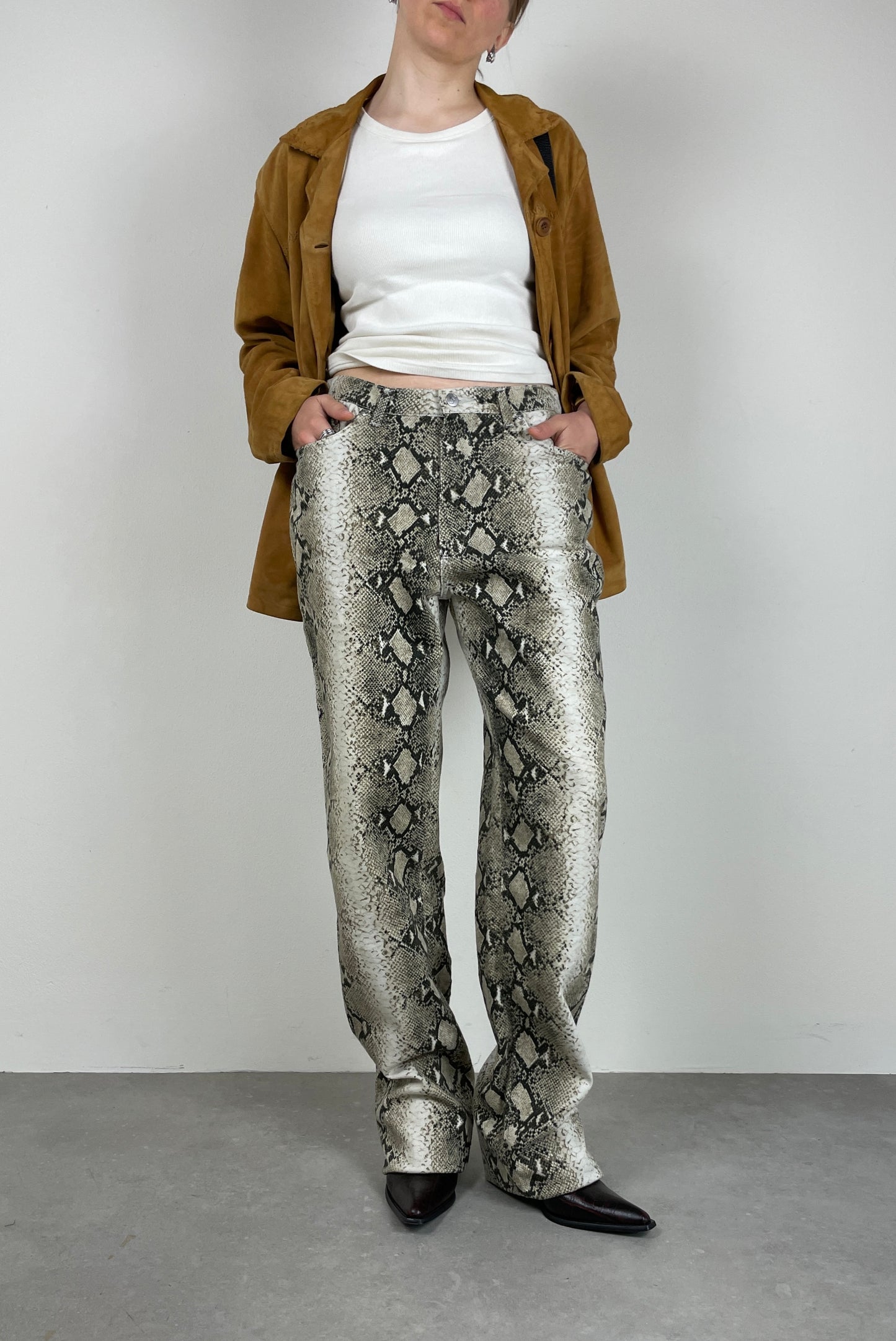 Python cotton pants