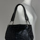 Maxi borsa in vera pelle stampa cocco