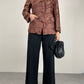 Giacca sartoriale in jacquard a fantasia orientale