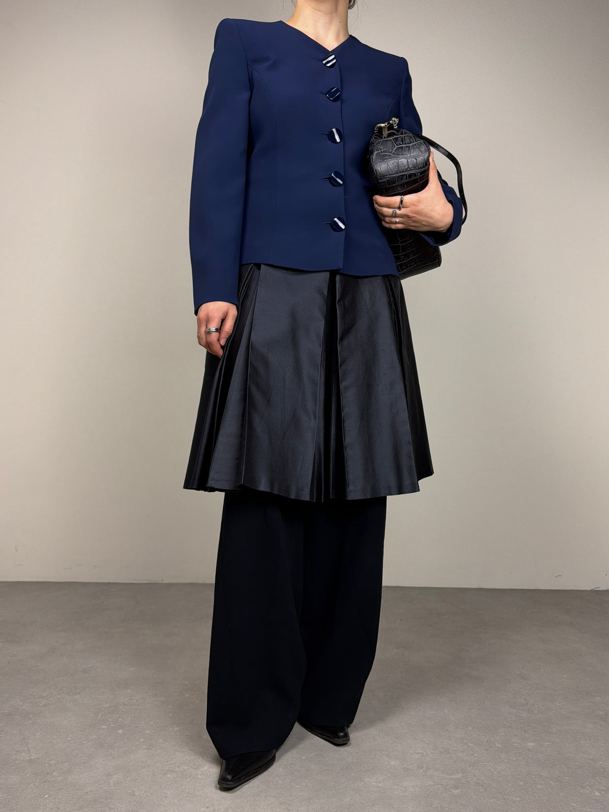 GIORGIO ARMANI blazer in seta