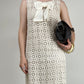 Abito Moschino Cheap And Chic in cotone macramé