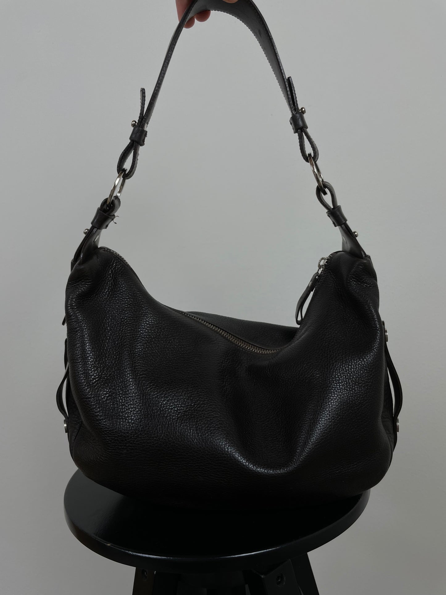 Borsa vintage in vera pelle