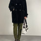 Giacca vintage in velluto marrone