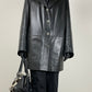 Giacca in morbida nappa nera made in Italy