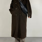 Max Mara 101801 cappotto vintage color cioccolato
