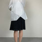 Camicia in cotone con incrocio sul retro