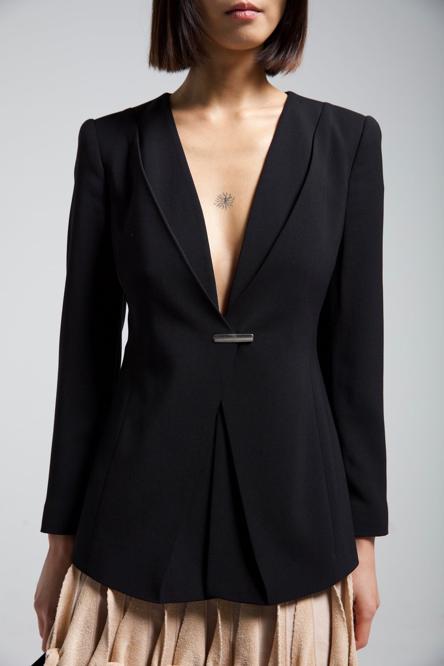 GIORGIO ARMANI blazer in misto lana