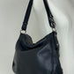 Borsa in vera pelle con pannello in cavallino zebrato
