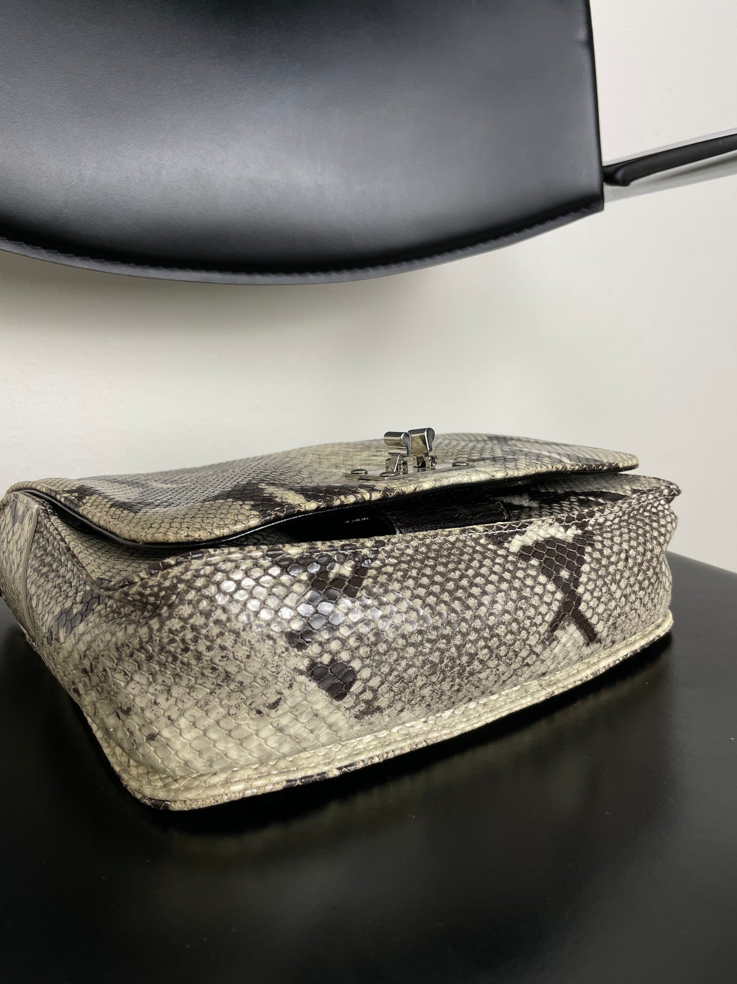 Vintage python leather bag