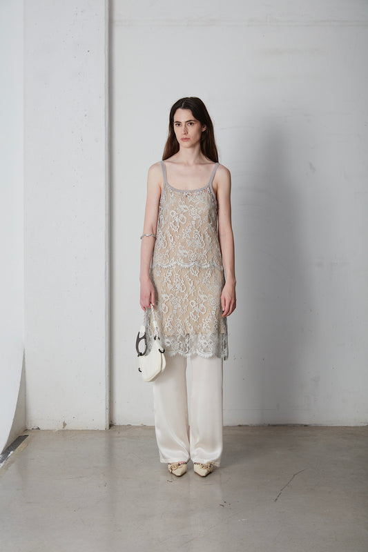 Pantalone in raso di seta La Perla