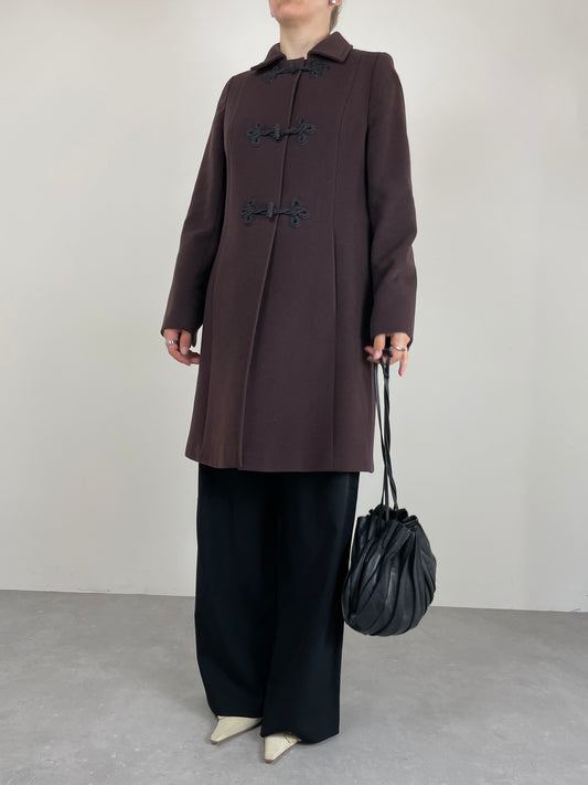 Cappotto VALENTINO in pura lana con alamari