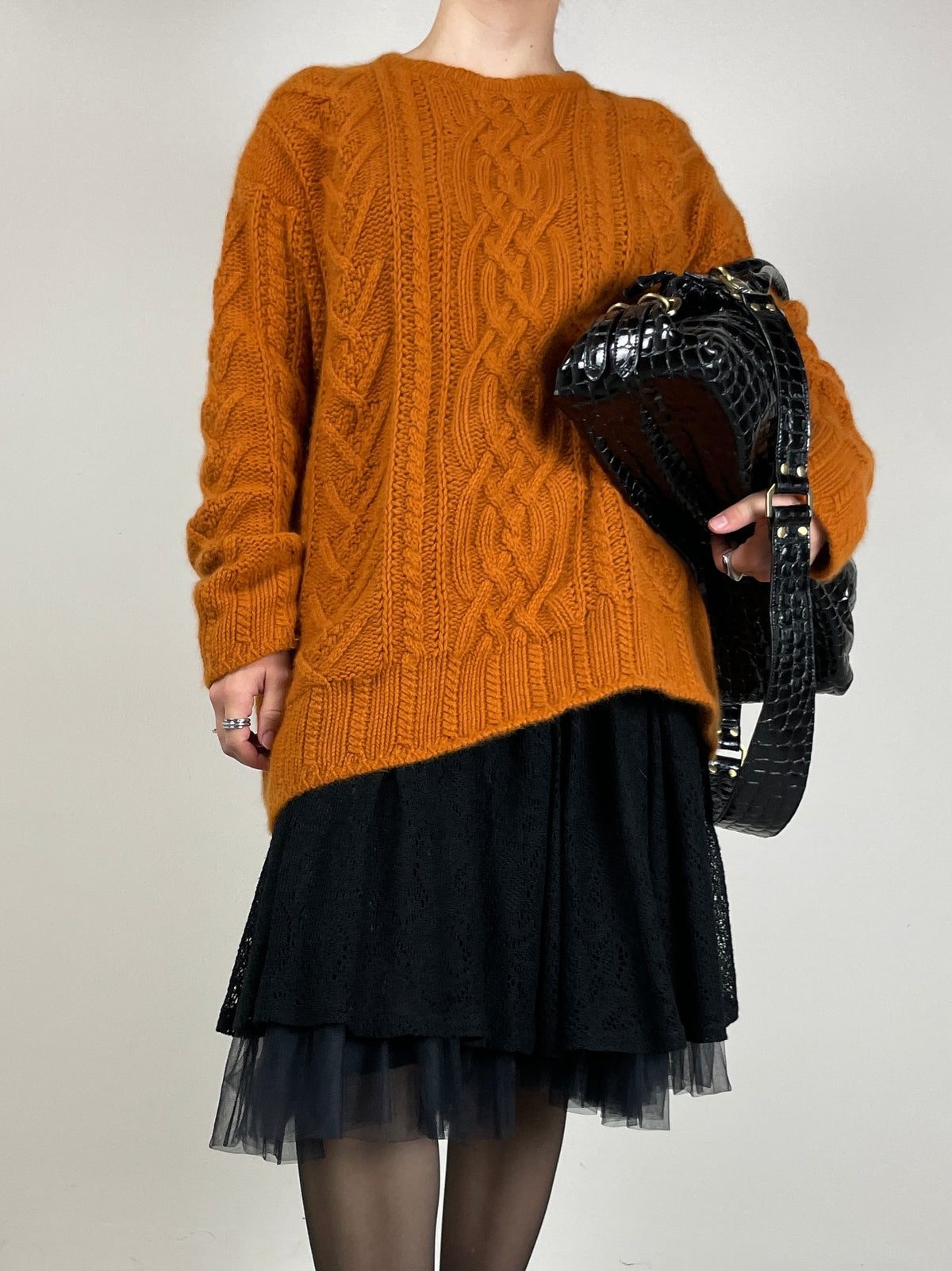 MAX MARA maglione in lana e angora