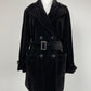 Giacca vintage in velluto marrone