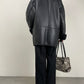 Shearling vintage nero