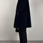 Cinzia Rocca Icon cappotto blu in alpaca e lana