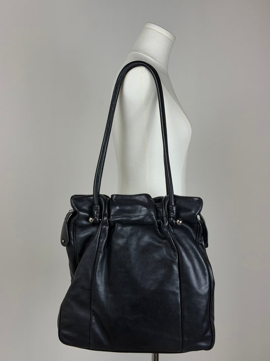 Borsa shopper in vera pelle made in Italy