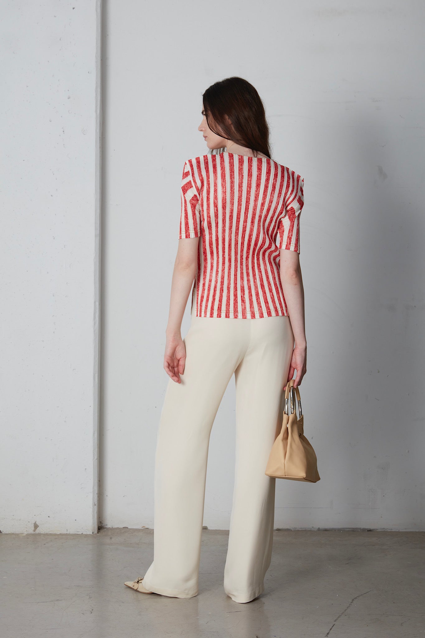 Pantalone vintage in pura seta