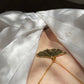 Ginkgo Baloba leaf gold necklace