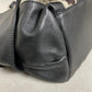 Borsa in vera pelle con il davanti in cavallino cow print