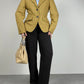 Blazer JIL SANDER in lana e cashmere pied de poule