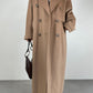Cappotto vintage cammello in lana, angora e cashmere