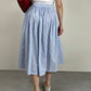 Gonna STELLA JEAN in cotone a righe con ricamo