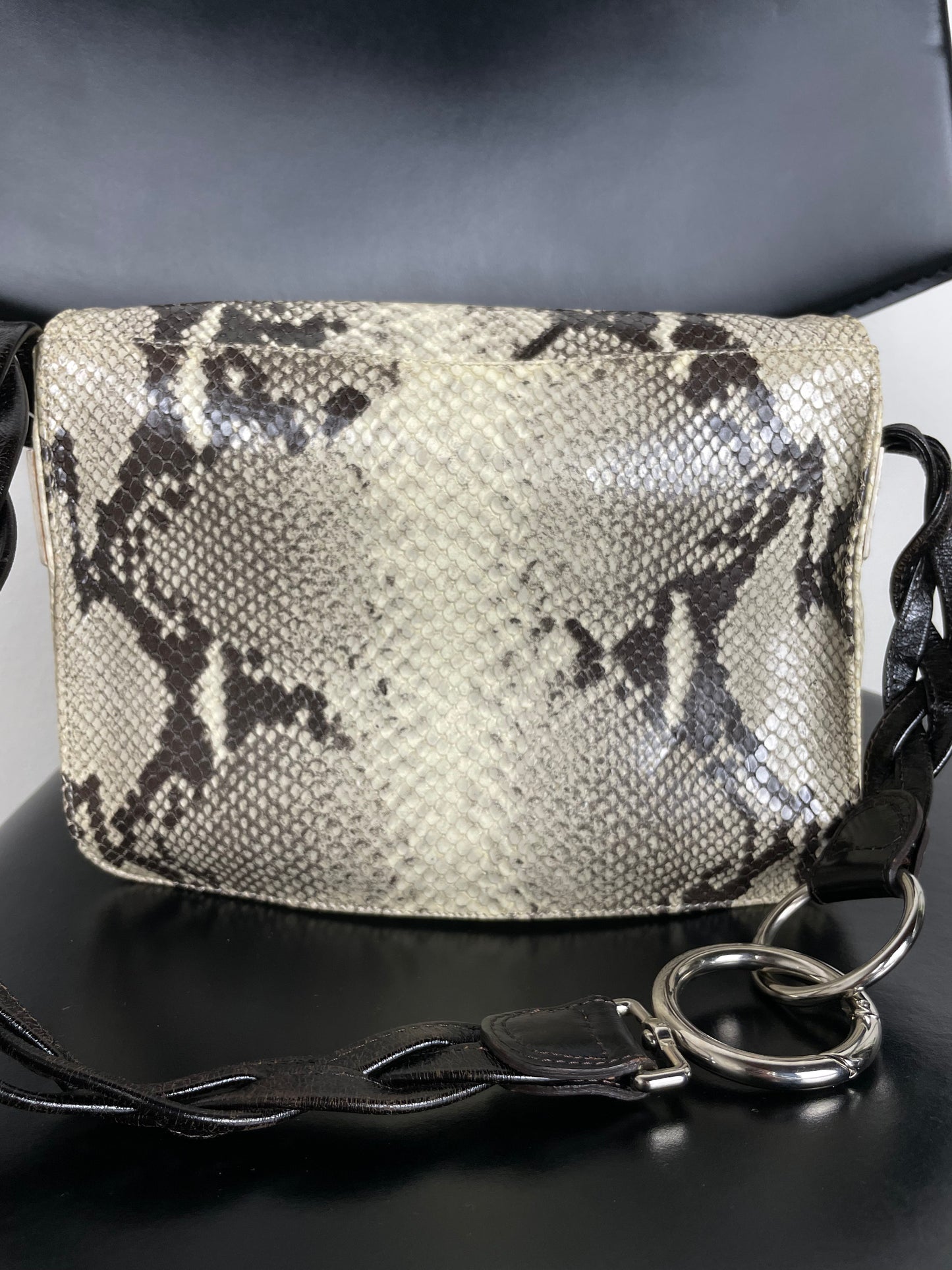 Vintage python leather bag