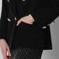 Yves Saint Laurent Blazer smoking con bottoni gioiello