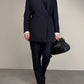 Completo vintage made in Italy in lana blu