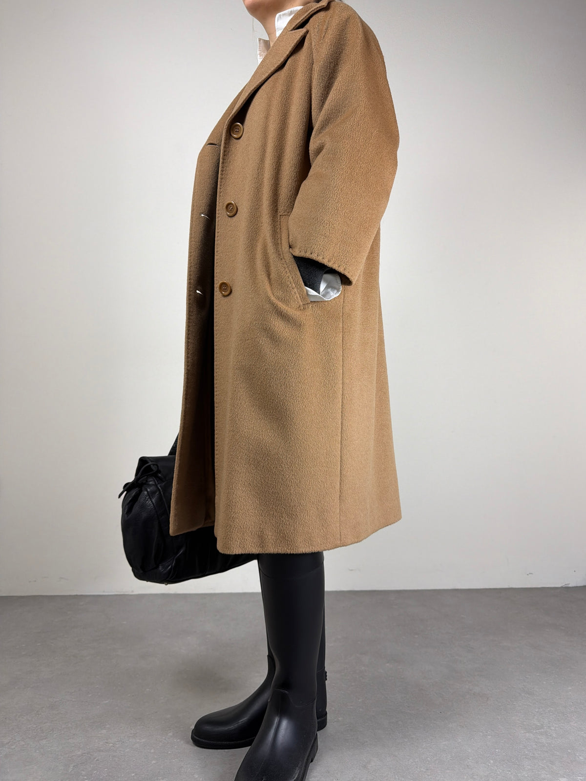 MAX MARA cappotto in 100% cammello