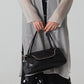 Borsa vintage in pelle effetto cocco