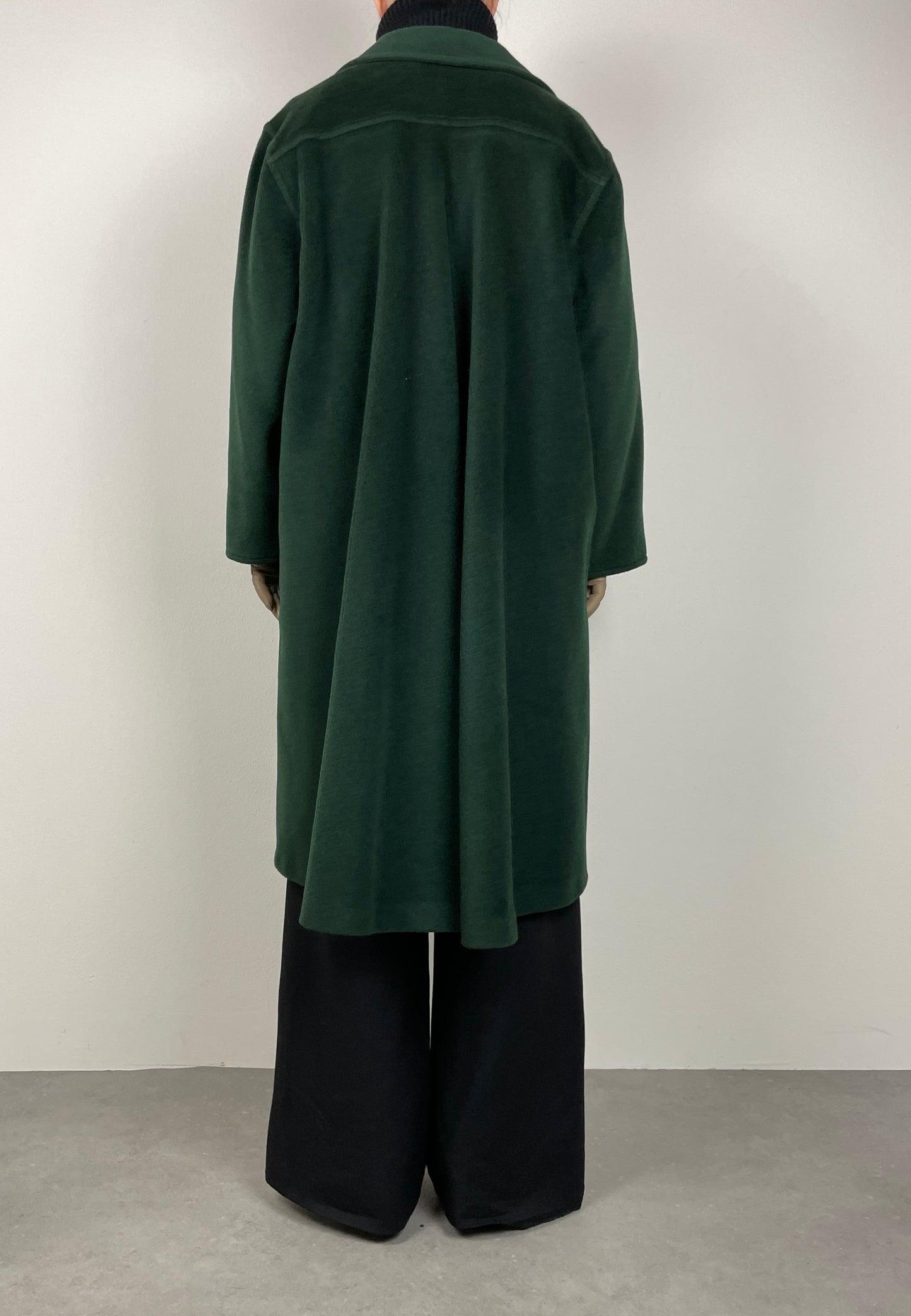 Max Mara green oversize coat